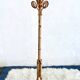 Vintage bamboo and rattan parrot coat rack, 1960s, TBE