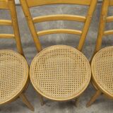 4 chaises Baumann modèle Anteuil 1986
