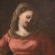 Antique Italian painting from the 17th century, Holy Family