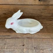 Terrine lapin blanc vintage