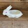 Vintage white rabbit terrine