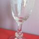 6 glasses of crystal liquor St Louis chiseled patterns not signed High. 12 cm