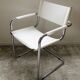 White leather desk