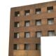 Pair of Square Walnut Mirrors Produced by Sant'Ambrogio e Deberti, Italy