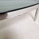 Vintage chrome and smoked glass coffee table
