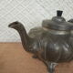 Antique Sheffield Broadhead Stamped Pewter Teapot Vintage