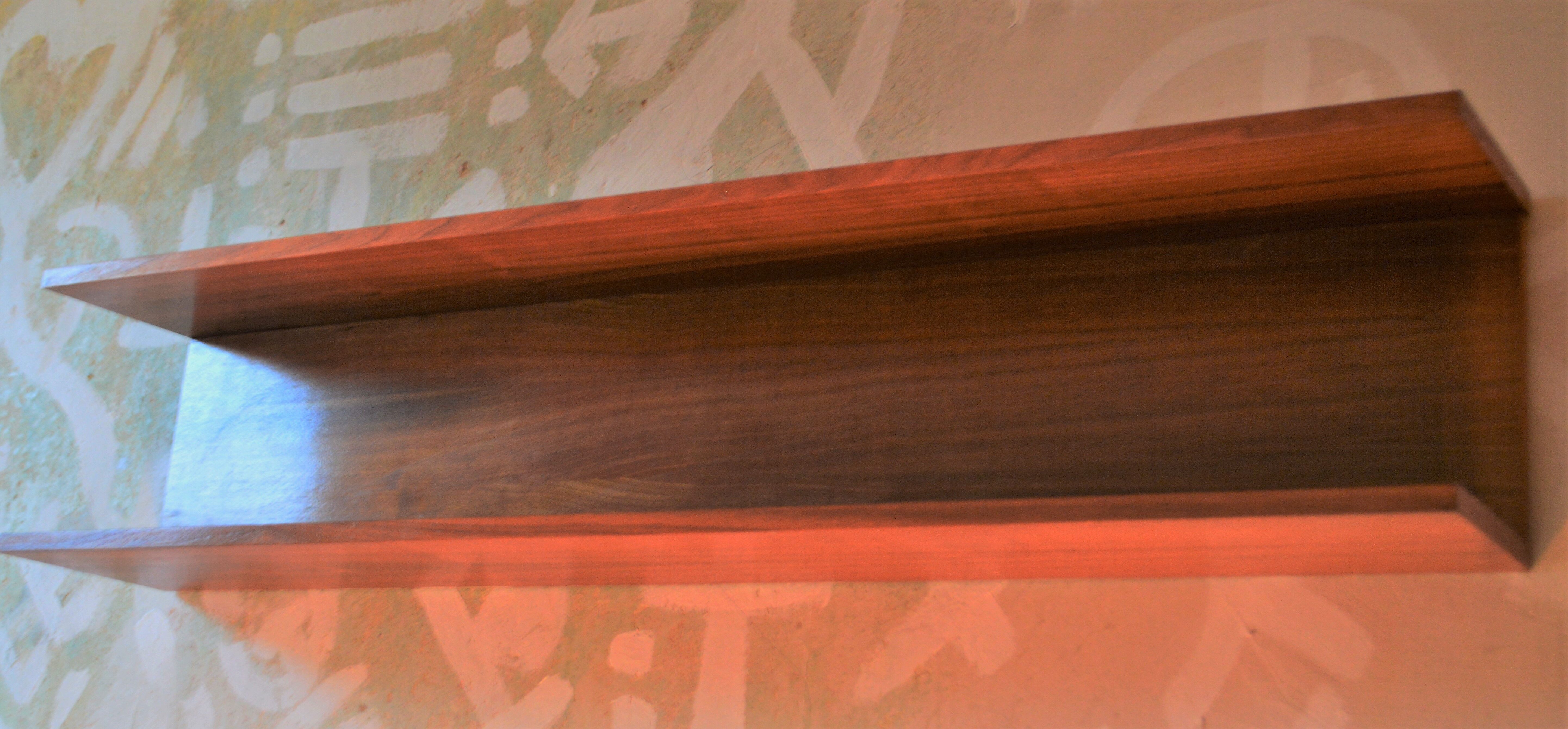 Vintage teak shelf designed by W.Wirz for Wilhelm Renz Germany of the 60s