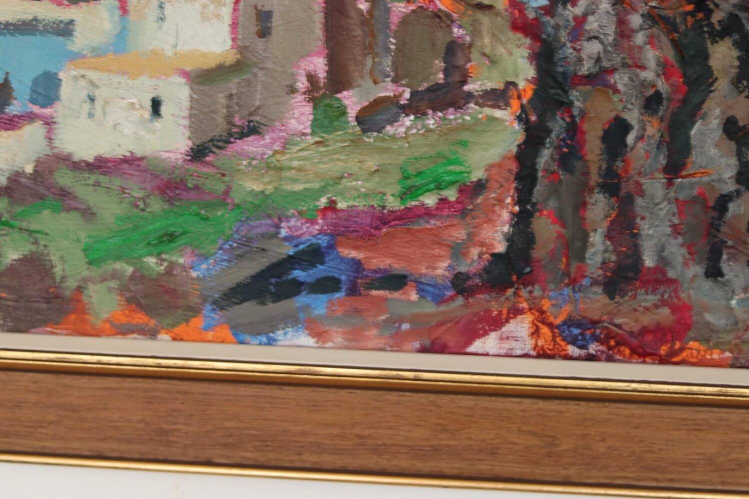 Swedish Oil on Canvas – “Obscured by a Tree” by Bertil Wahlberg
