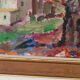 Swedish Oil on Canvas – “Obscured by a Tree” by Bertil Wahlberg