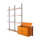 Vintage mid century royal system wall unit in teak by poul cadovius, danish design - denmark 1960s