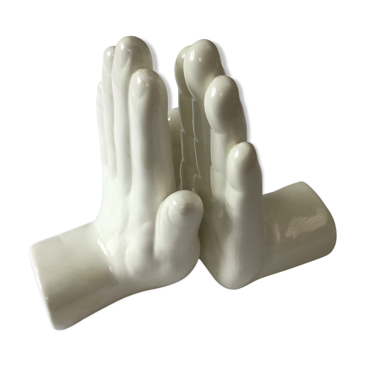 Bookends in earthenware 1980's