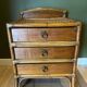 Commode rotin osier