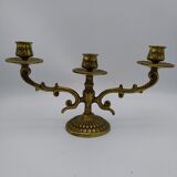 Candélabre à trois bras en bronze