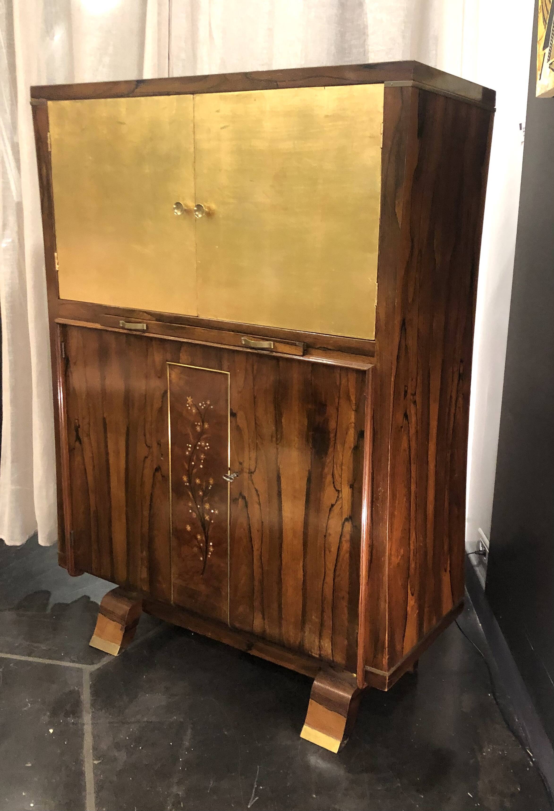 Art Deco Secretary Bar