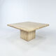Vintage Italian Travertine Coffee Table, 1970s