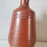 Vase bouteille en grès