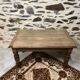 Petite table basse bois pieds tournés