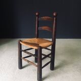 French Provincial Dining Chairs by Charles Dudouyt, France, 1940s, Set of 6