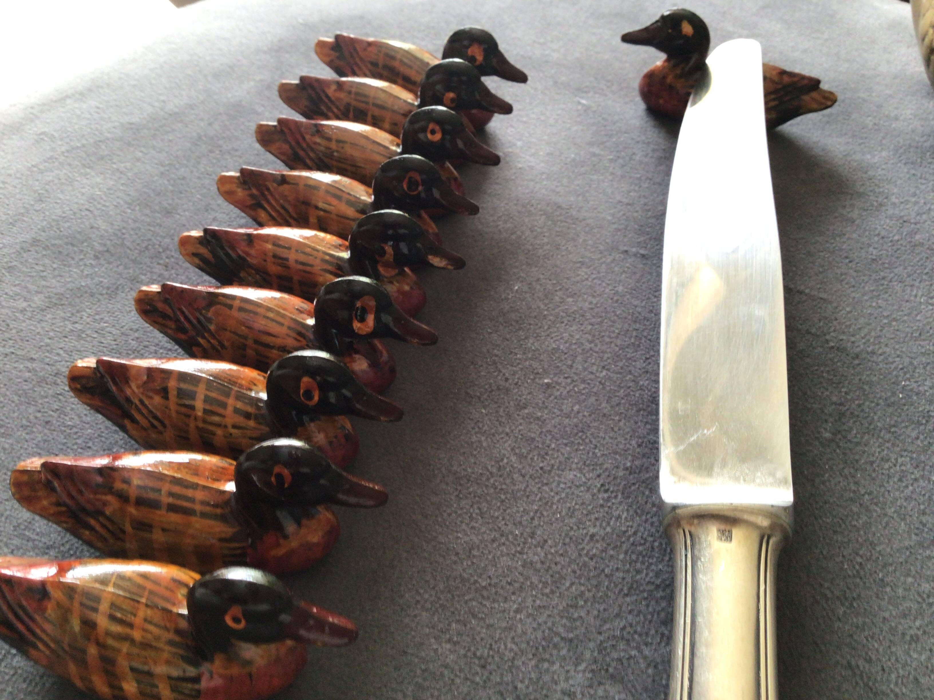 Porte-couteaux canards