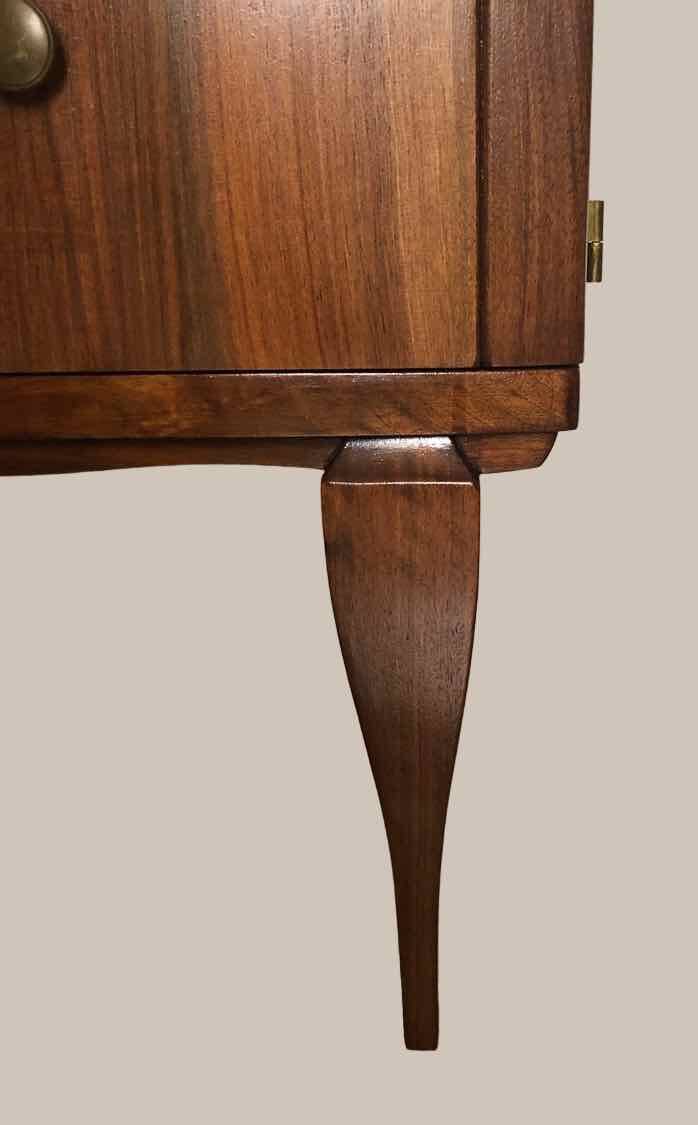 Table de chevet vintage pieds fuseau