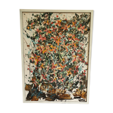 Tableau bouquet de fleurs Djino Simigaliya