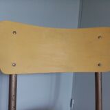 Adult school chair revisited in yellow