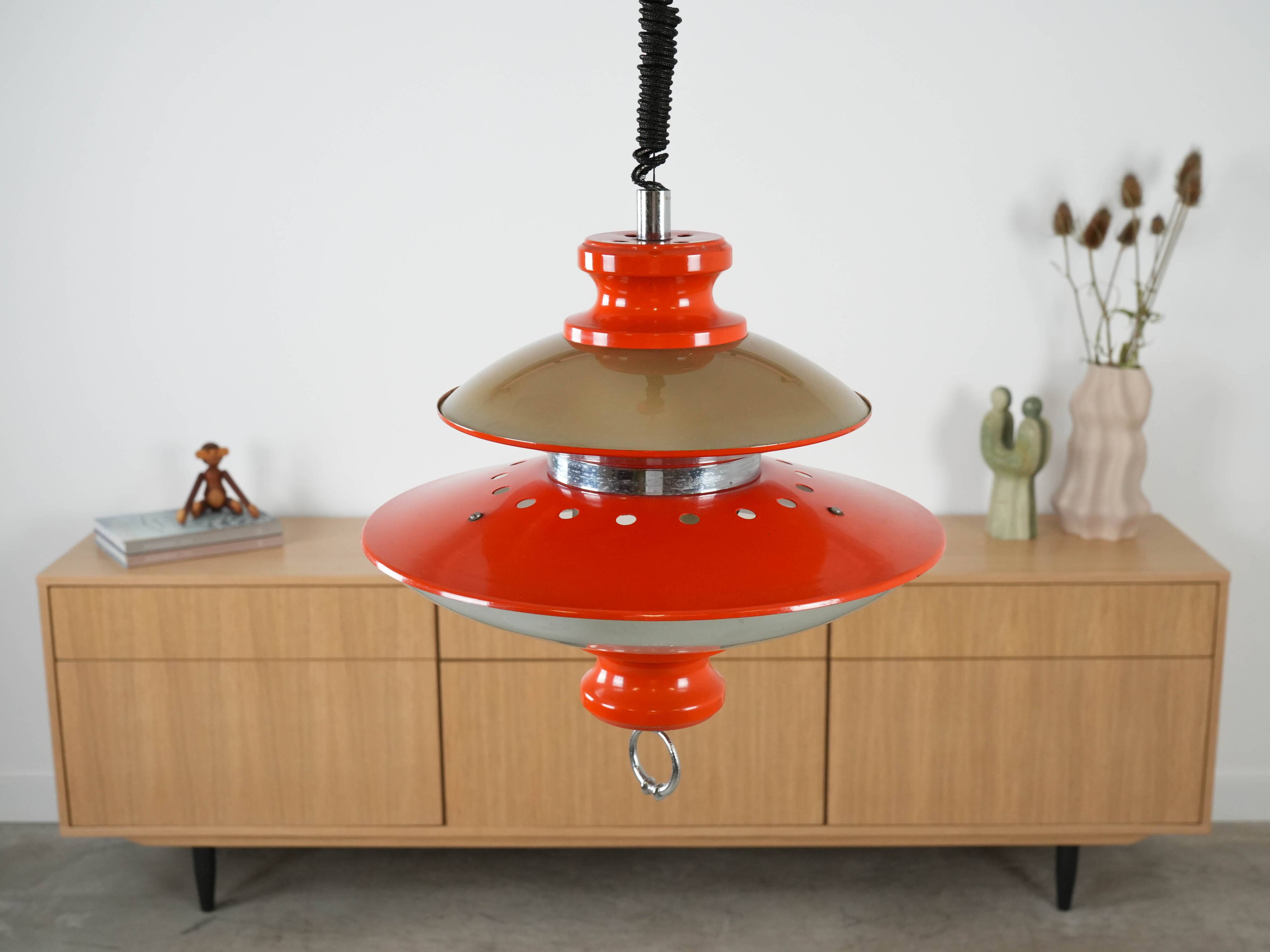 Pendant lamp, Italian design, 1970s, manufactured in Italy