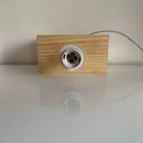 Pied de lampe en bois