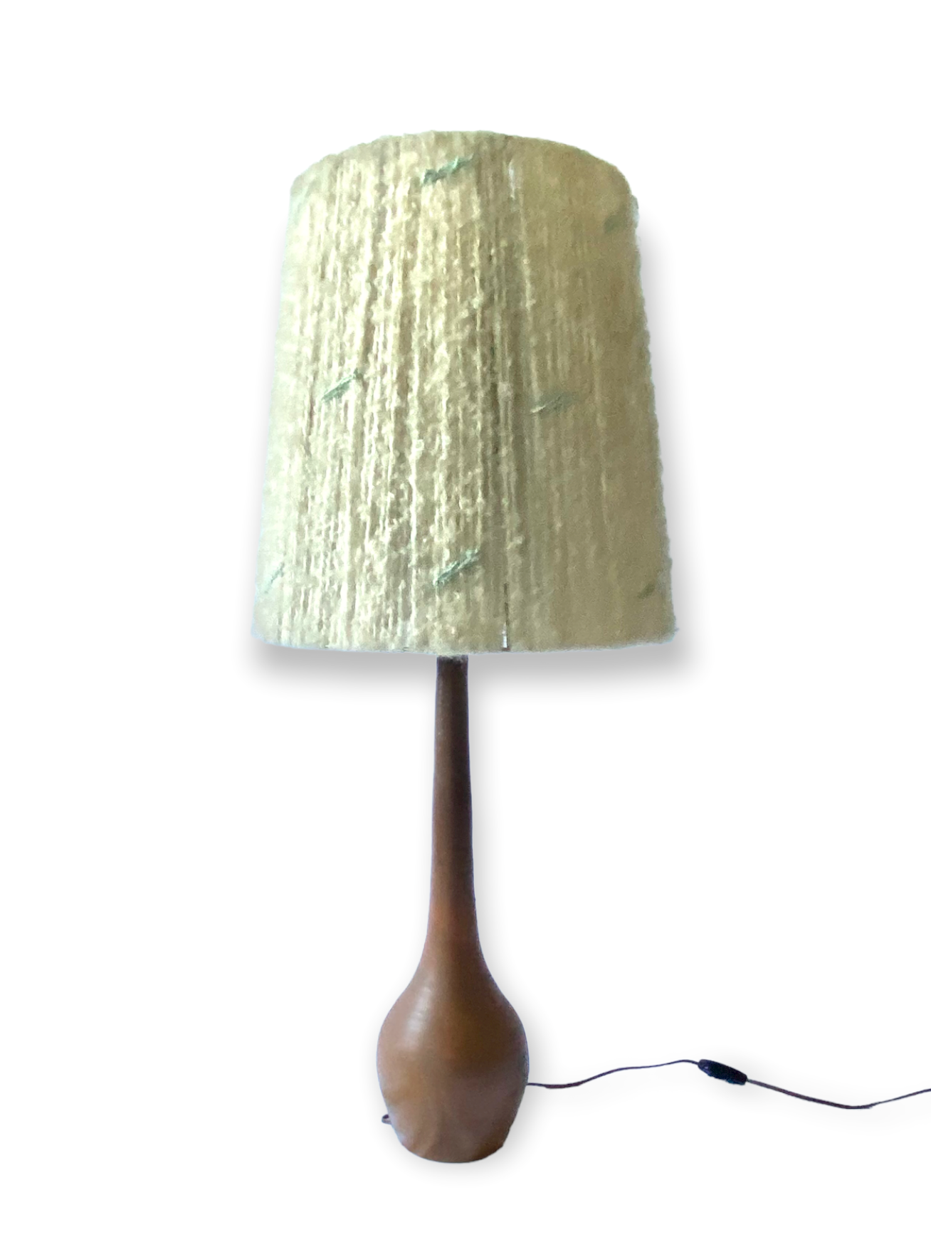 Mid-century earthenware table lamp, France 1950s