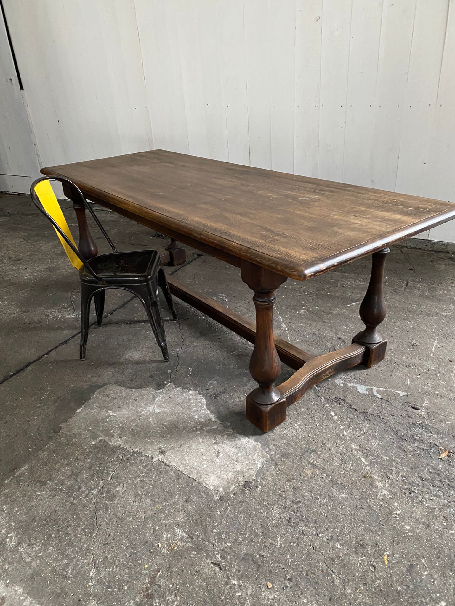 Oak farmhouse table