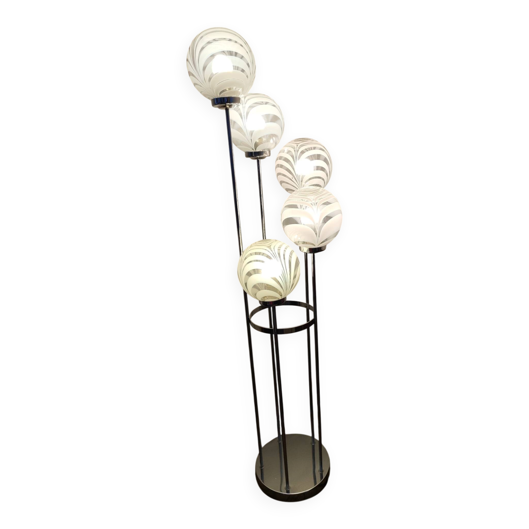 Toni Zucherri Murano floor lamp Venini 1970