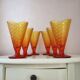 Lot of 6 cups of ice design Italian 80s