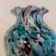 Superbe ancien vase en pate de verre maroneen cristallerie de clichy