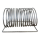 Chrome spring magazine rack, 1970