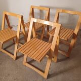 Chaises en bois pliantes design