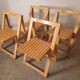 Chaises en bois pliantes design