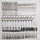 Deetjen 109 Piece Silverware Set Silver Metal Cutlery Set for 12 People