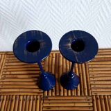 Pair of Memphis design candlesticks 1980
