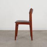 Ensemble de six chaises en teck, design danois, années 1960, production : Danemark