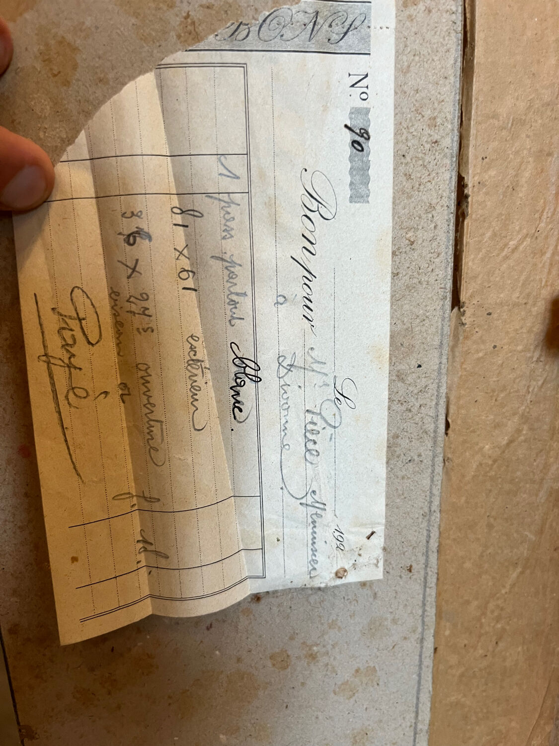 Large gilded frame 1920