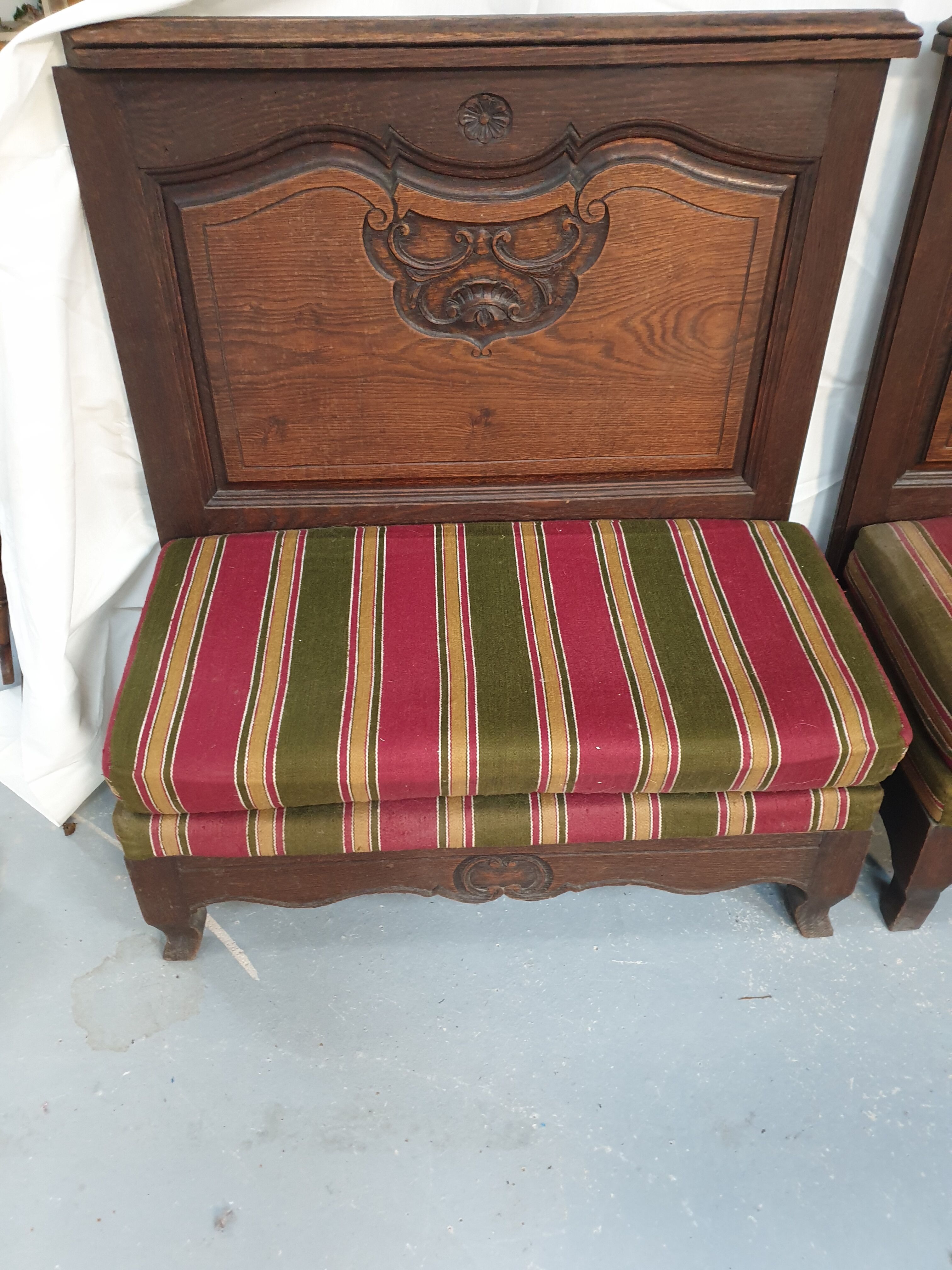 Pair of farm benches