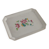 Antique porcelain plate from Laveno, Italy, 1920s-1930s.