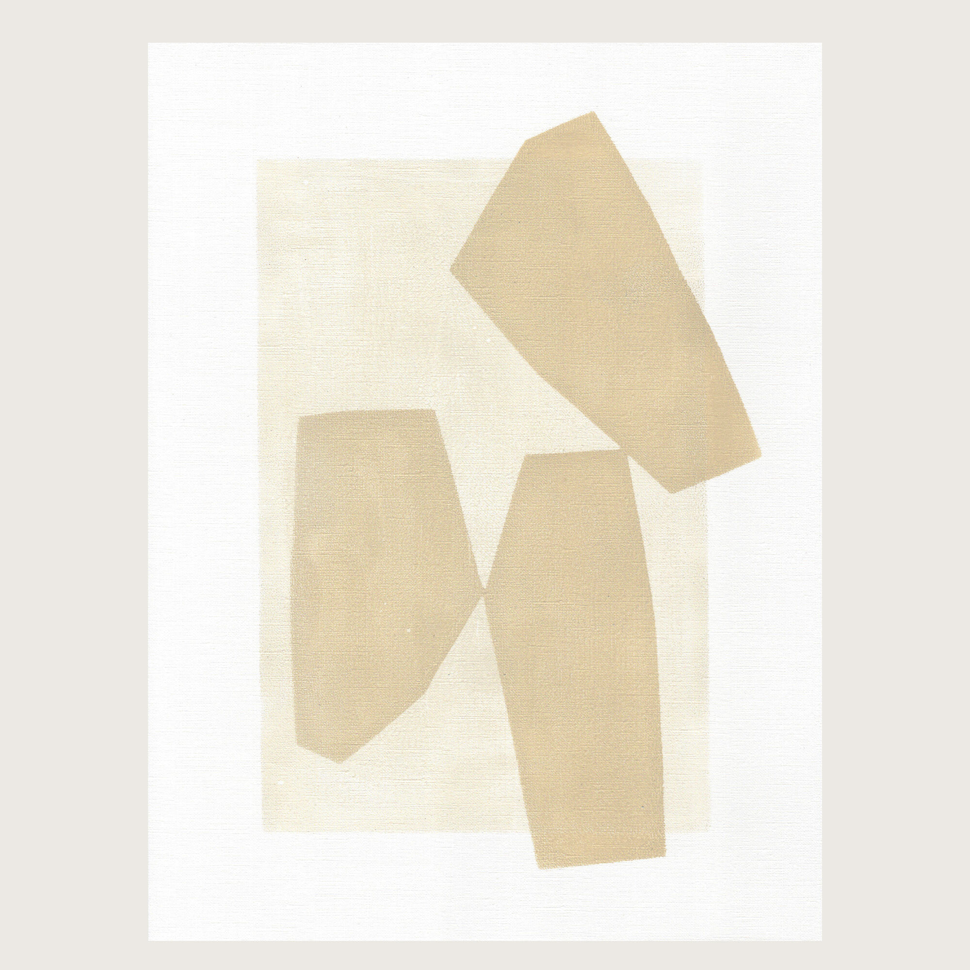 Painting on paper dated and signed Eawy frameless M270