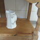 Furniture of trade, vintage service the bottom in oak the top in walnut.