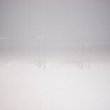 Tables gigognes en plexiglass