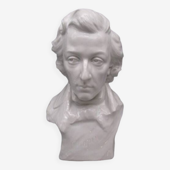 Buste porcelaine de Frédéric Chopin