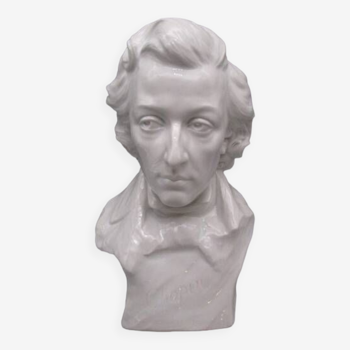 Porcelain bust of Frédéric CHOPIN