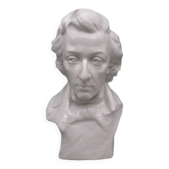 Buste porcelaine de Frédéric Chopin