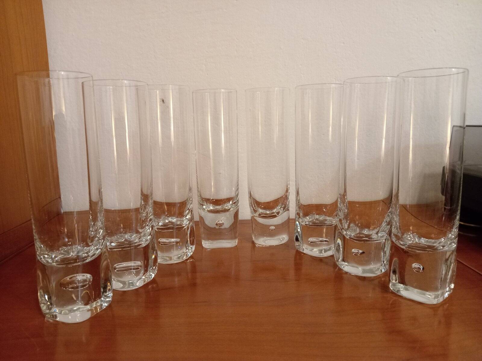Vintage Bering glasses, 1970s, set of 8