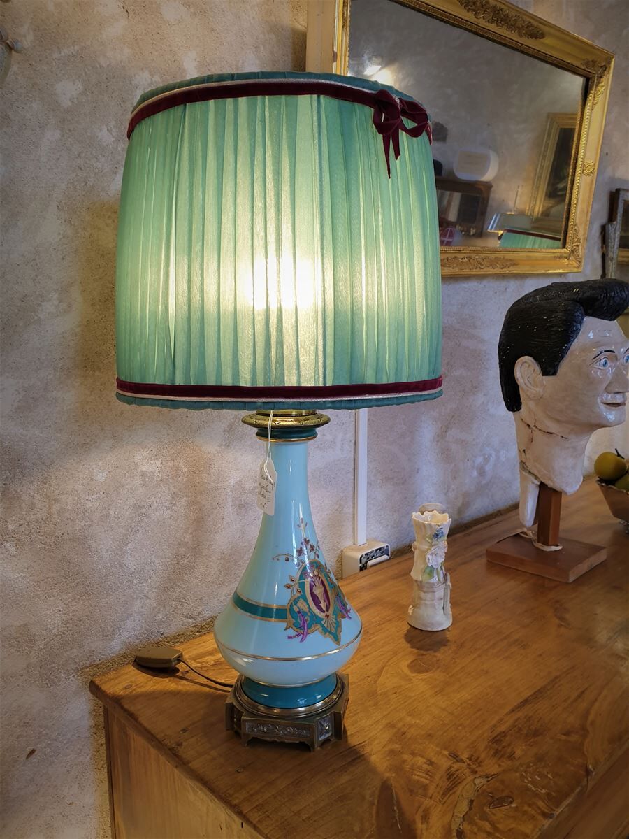 Pair of antique lamps